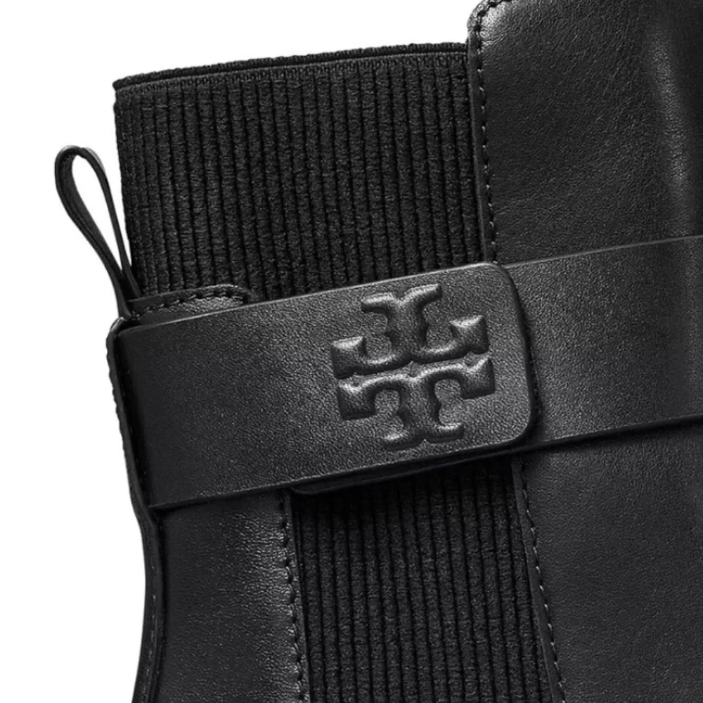 NIB TORY BURCH Women's Double T Buckled Chelsea Boots